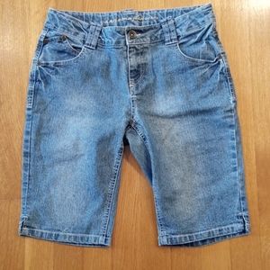 Arizona Jeans Denim Girls Bermudas Jeans 16R